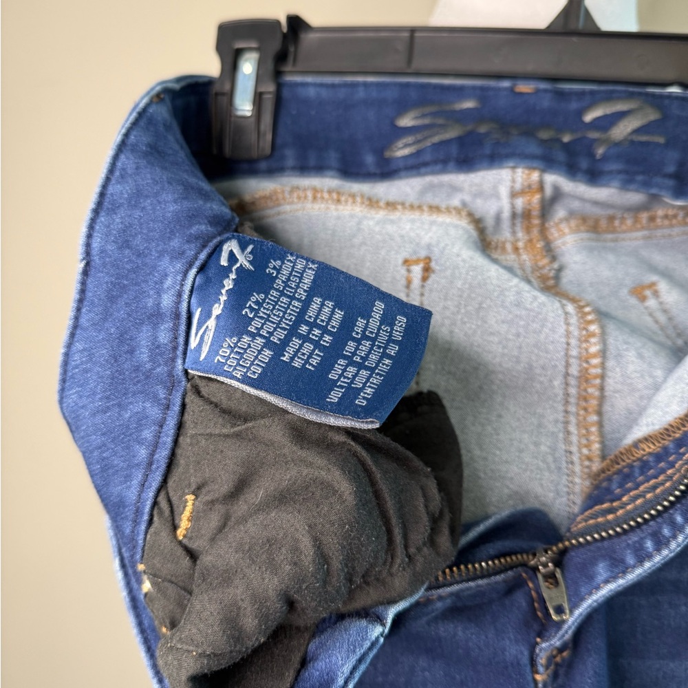 Seven7 Blue Slim Jeans Classic Denim